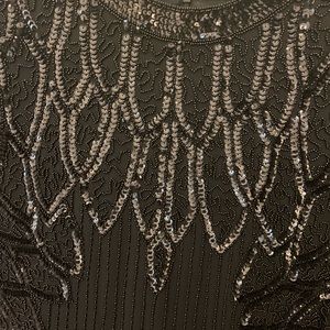 Vintage Oleg Cassini beaded dress